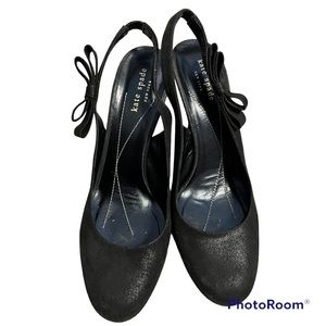 ♠️ Kate Spade ♠️ sexy suede heels with bow detail